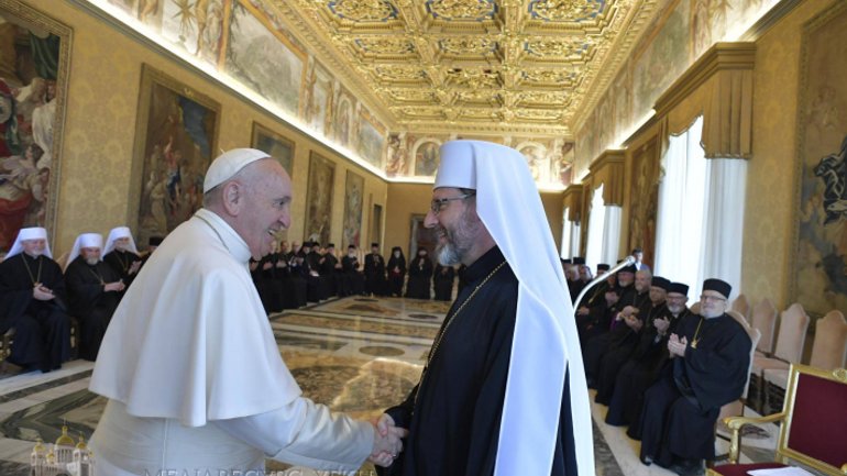 Папа зустрівся з єпископатом УГКЦ - фото 1