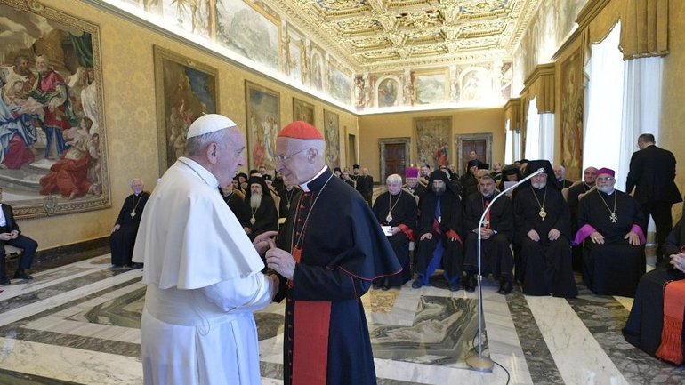 Папа  закликав католицьких єпископів східного обряду Європи бути «ремісниками діалогу» - фото 1