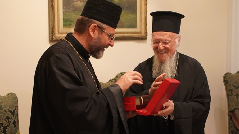 Патриарх УГКЦ Святослав в Риме встретился с Вселенским Патриархом Варфоломеем - фото 1