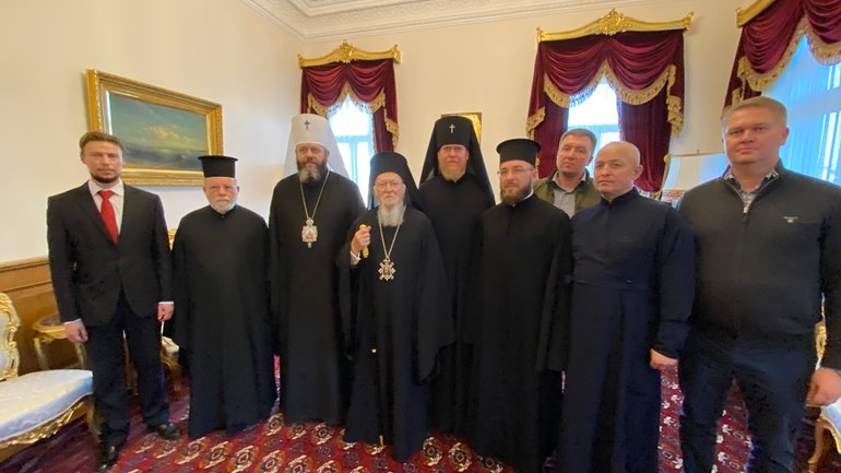 Вселенский Патриарх Варфоломей принял в Стамбуле делегацию ПЦУ - фото 1