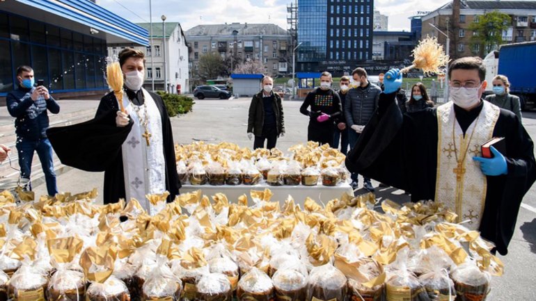 10 000 пасок для найбільш потребуючих освятили священники УГКЦ у Києві - фото 1