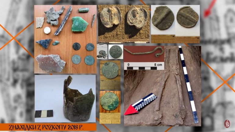 Найдены артефакты во время раскопок на территории  Софии Киевской - фото 1