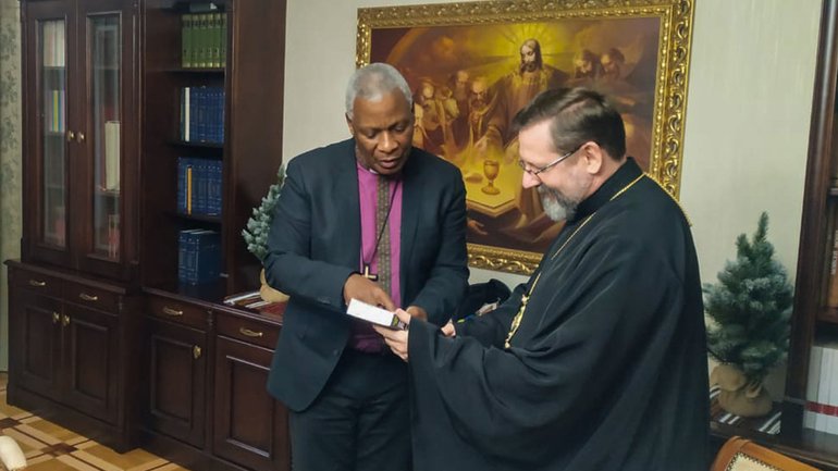 Патріарх УГКЦ зустрівся з англіканським архиєпископом Кейптауна Табо Макгобу - фото 1