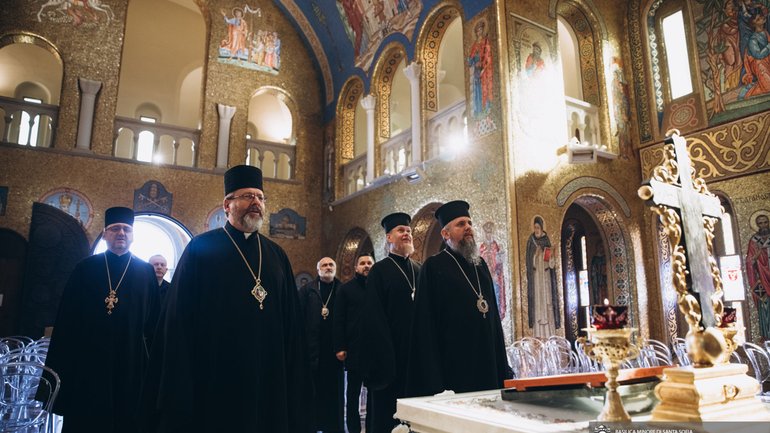 Представники Всеукраїнської Ради Церков відвідали прокатедральний собор Святої Софії в Римі - фото 1