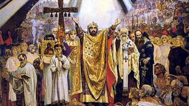 В новом русском учебнике по истории забыли указать, что князь Владимир крестил киевлян - фото 1