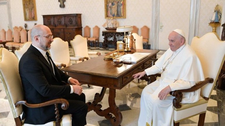 Shmyhal asked Pope Francis to help return abducted Ukrainian children - фото 1