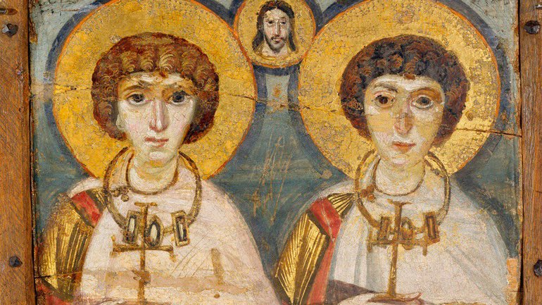 Мікромозаїчна ікона Святого Миколая кінця XII століття була придбана подружжям Ханенків в одній з подорожей. - фото 1