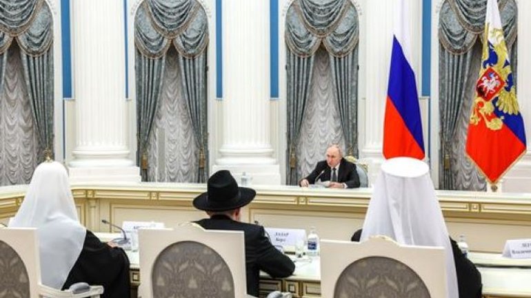 Путин встретился с религиозными лидерами РФ и поблагодарил их за поддержку - фото 1