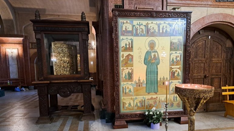 Сталин исчез с иконы тбилисского кафедрального собора Самеба - фото 1