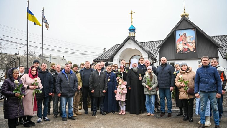 Предстоятель ПЦУ освятив новий храм у Києві - фото 1