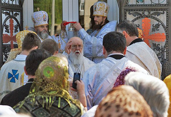 Патриарх Филарет в Виннице освятил 'выстраданный' кафедральный собор - фото 54848