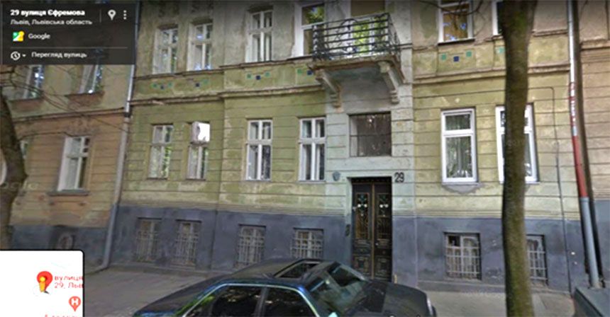 Будинок, в якому жив Лібер Крумгольц на вулиці Мурарська, 29 (зараз Єфремова) у Львові - фото 75464
