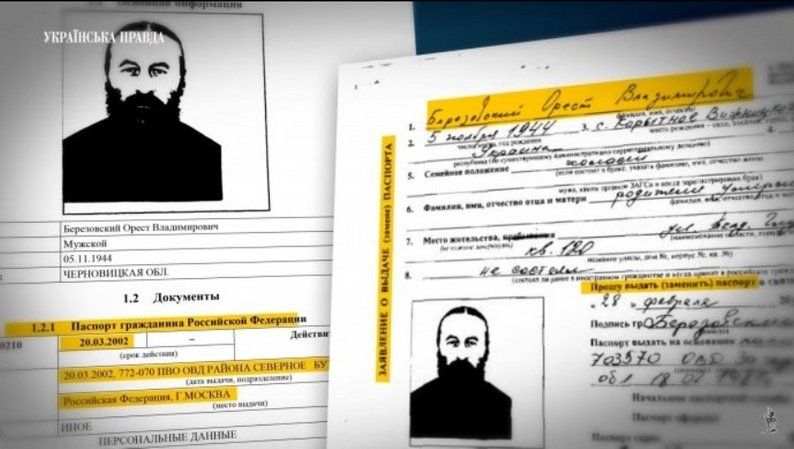 Російські медіа знайшли паспорт очільника УПЦ МП Онуфрія у базах МВС РФ - фото 112452