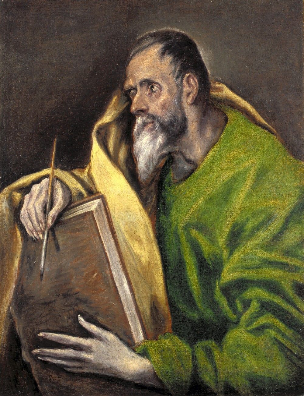 Святий Лука – картина Ель Греко - фото 123147