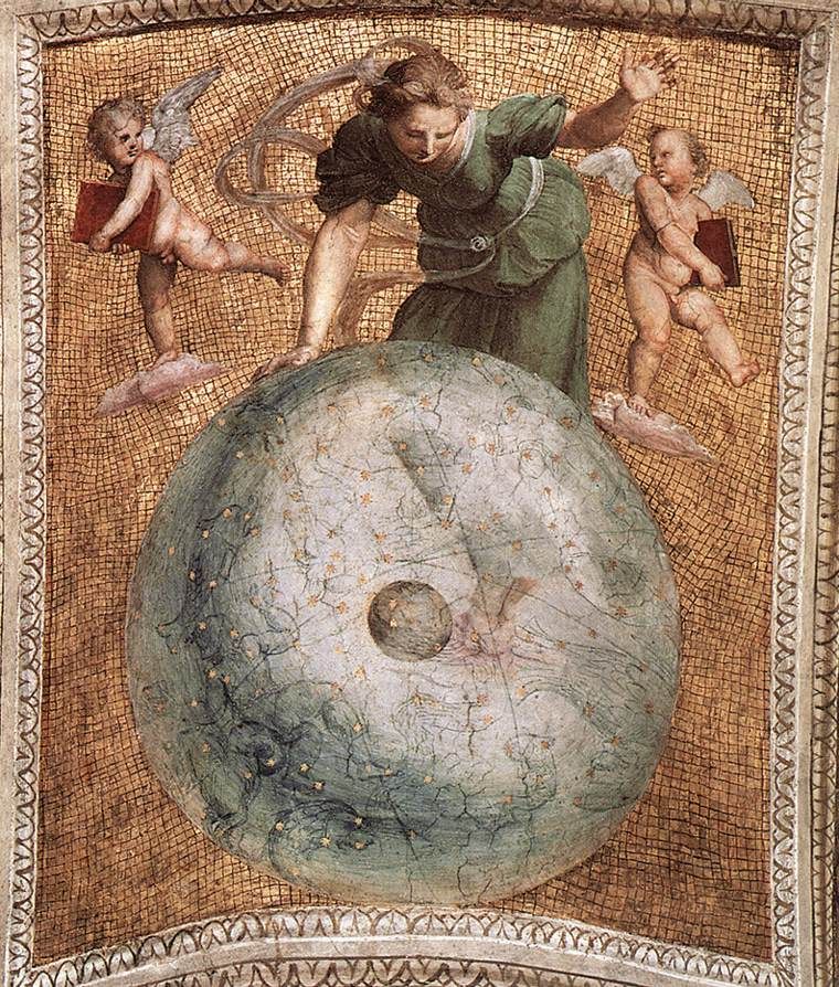 Рафаель. Нерухомий рушій (1508-11), Станца делла Сеньятура, Ватикан. - фото 131016
